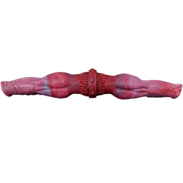 Red Animal Horse Double Knot Dildo