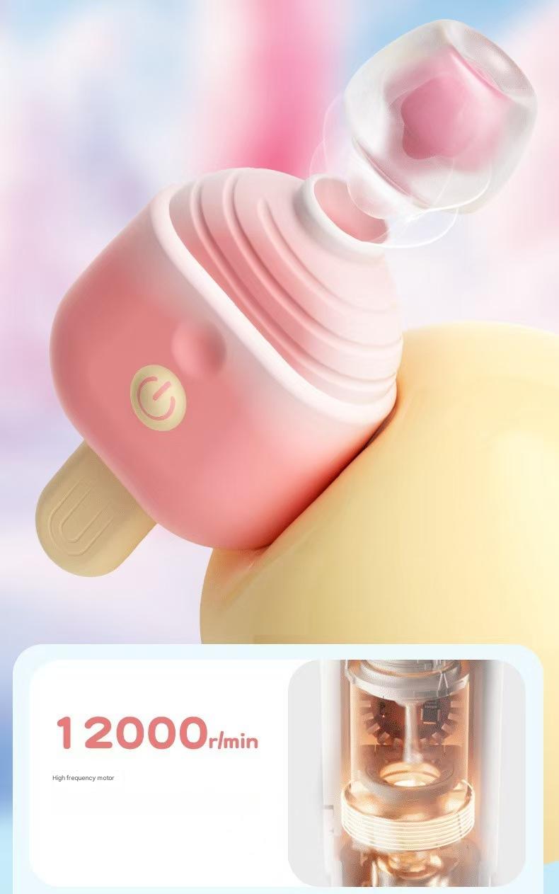 Sweet Ice Cream Clitoral Suction Vibrator