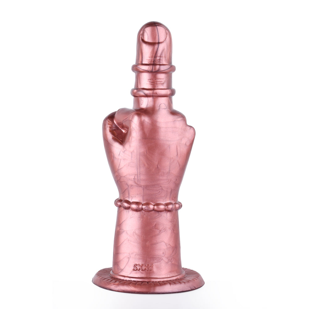 Middle Finger Dildo 8 Inch Silicone Hand Fist