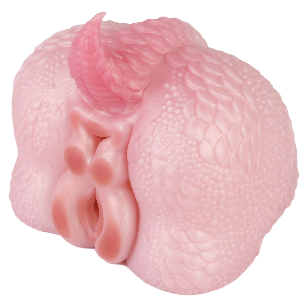 Pink Dragon Ass Double Channel Fake Vagina