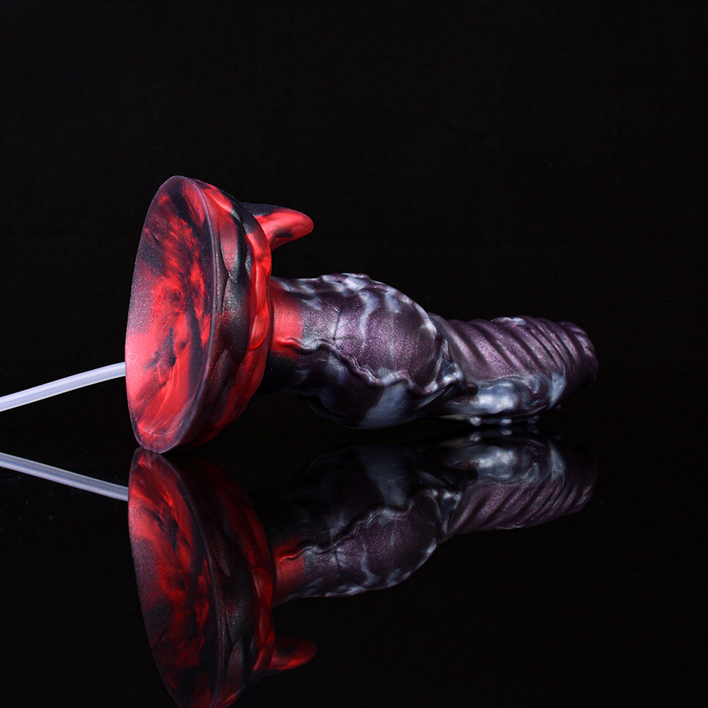 7 Inch Raised Spiked Dog Squirting Dildo