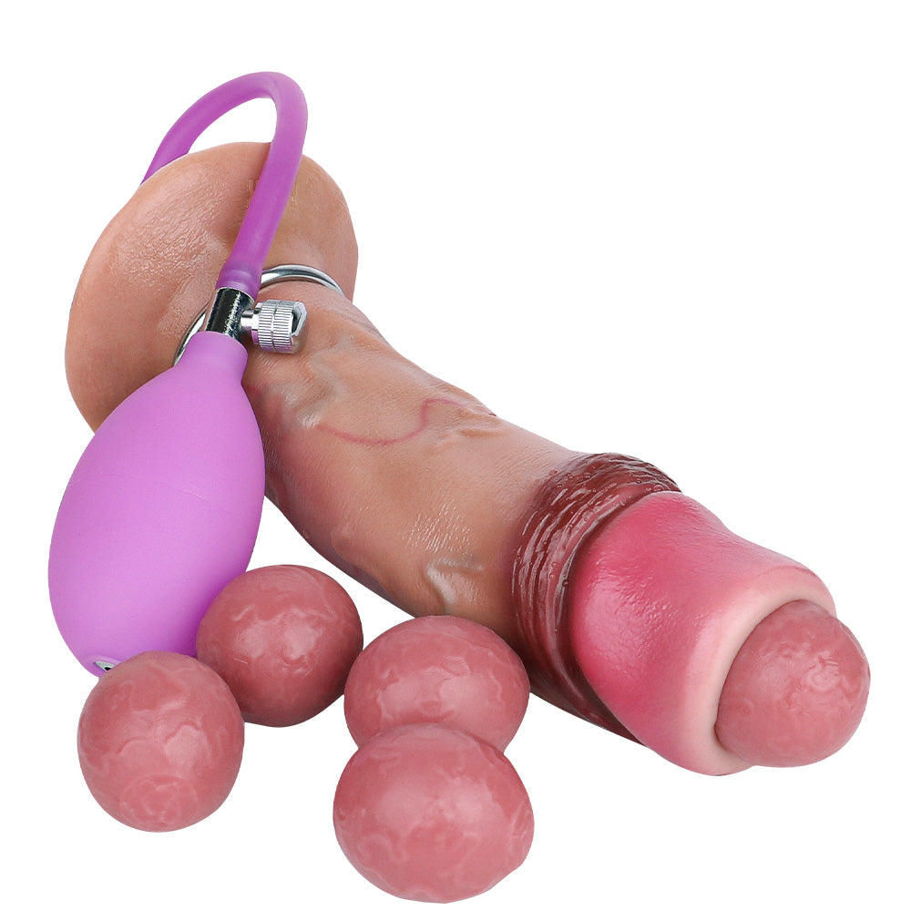 7 Inch Silicone Realistic Air Pump Ovipositor Dildo