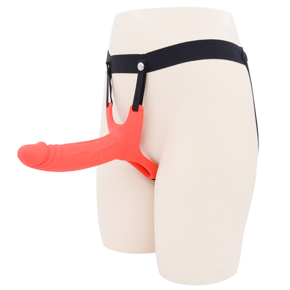 6 Inch Pink Male Hollow Strap On Dildo