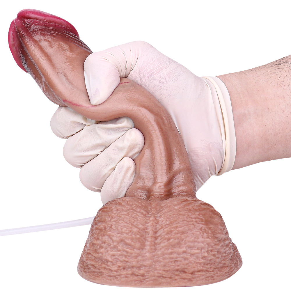 7 Inch Dual Density Realistic Squirting Dildo