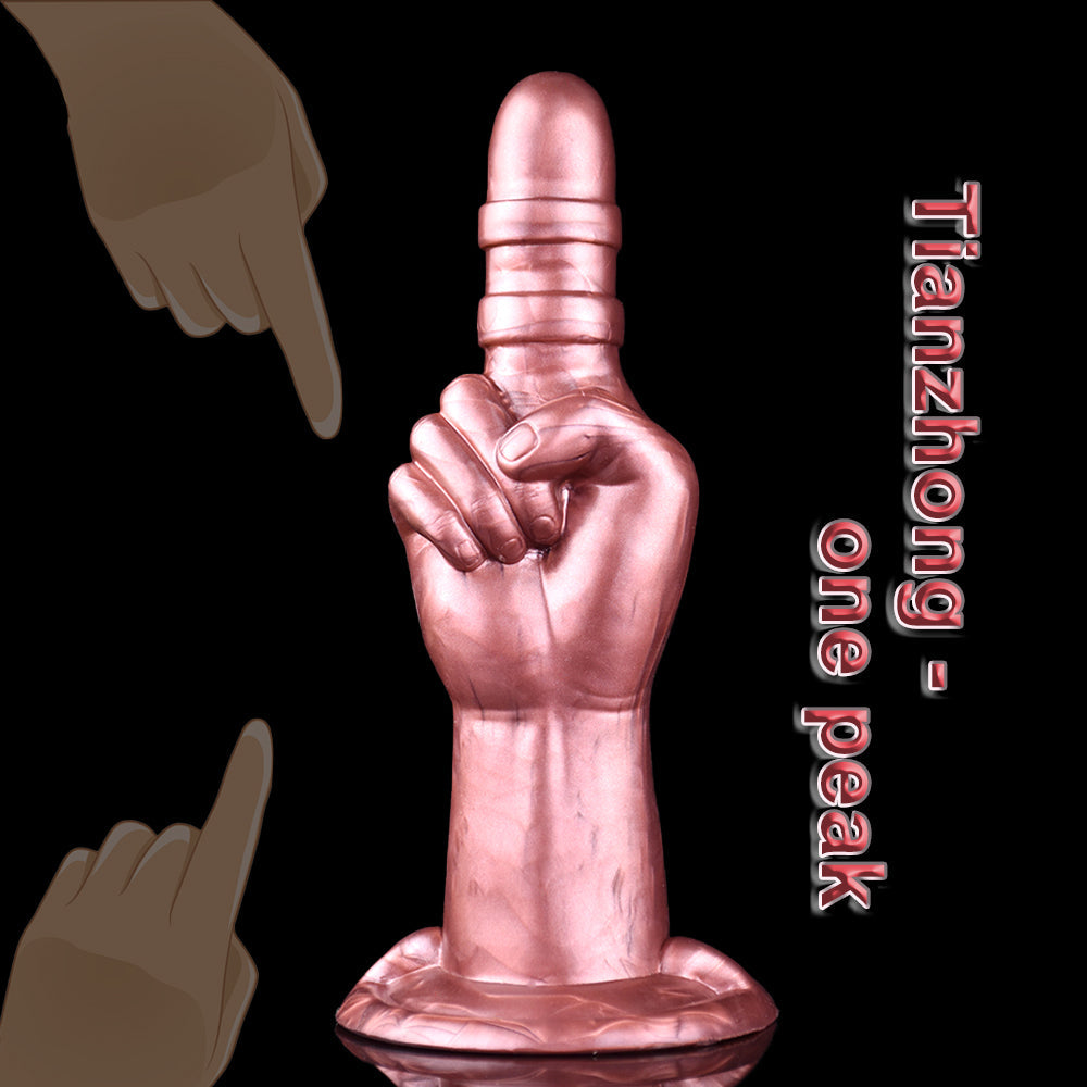 8 Inch Silicone Index Finger Hand Fist Dildo