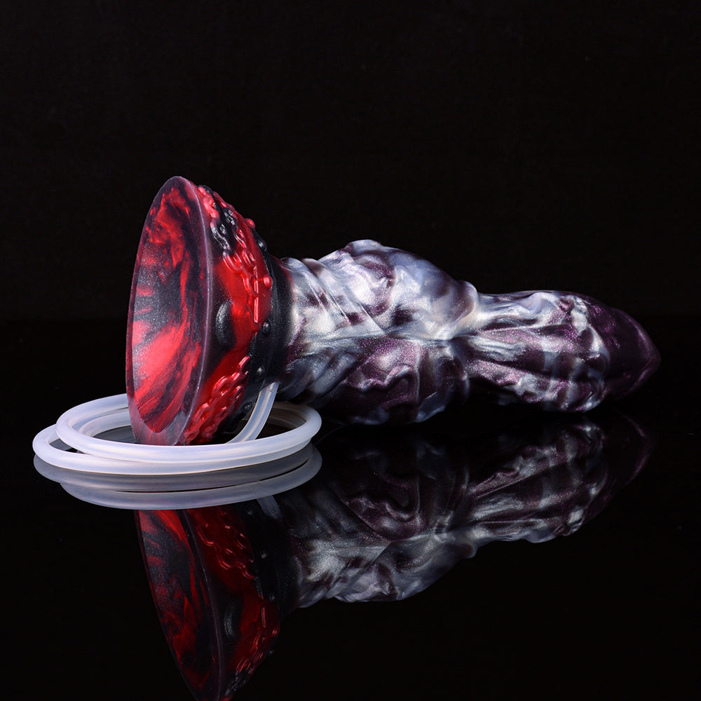 7 Inch Dog Squirting Dildo with Suction Cup