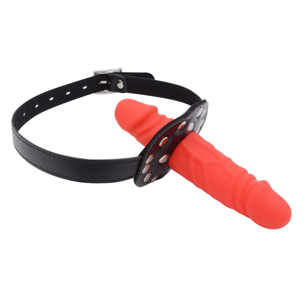 Bondage Custom Double Head BDSM Dildo Gag