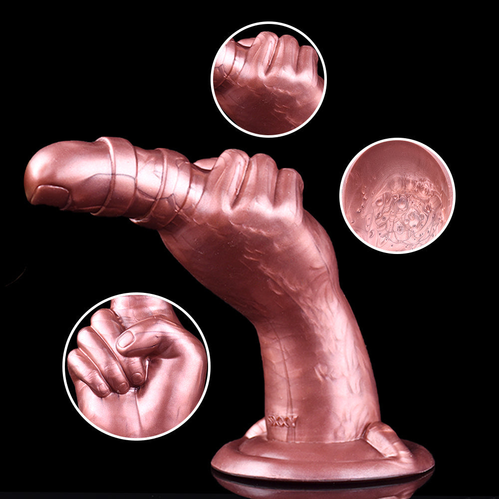 8 Inch Silicone Index Finger Hand Fist Dildo