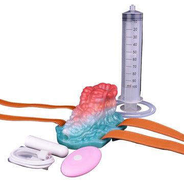 Fantasy Squirt Strap On Grinder Clit Vibrator