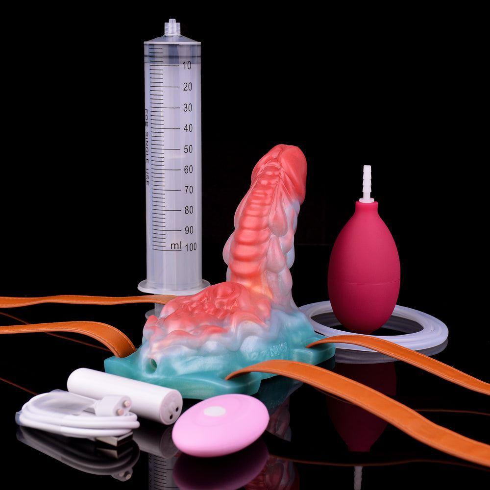 Dragon Cock Strap-on Cum Grinder Clit Vibrator