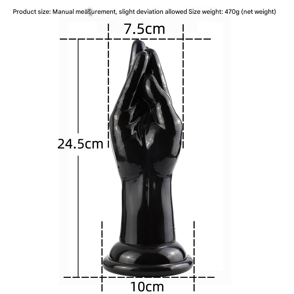 9 Inch Black Realistic Fist Huge Butt Plug