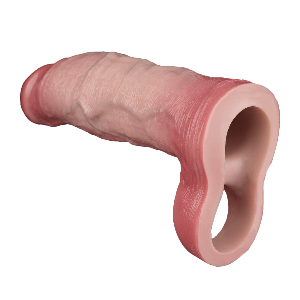8 Inch Ultra Realistic Vibrating Penis Sleeve