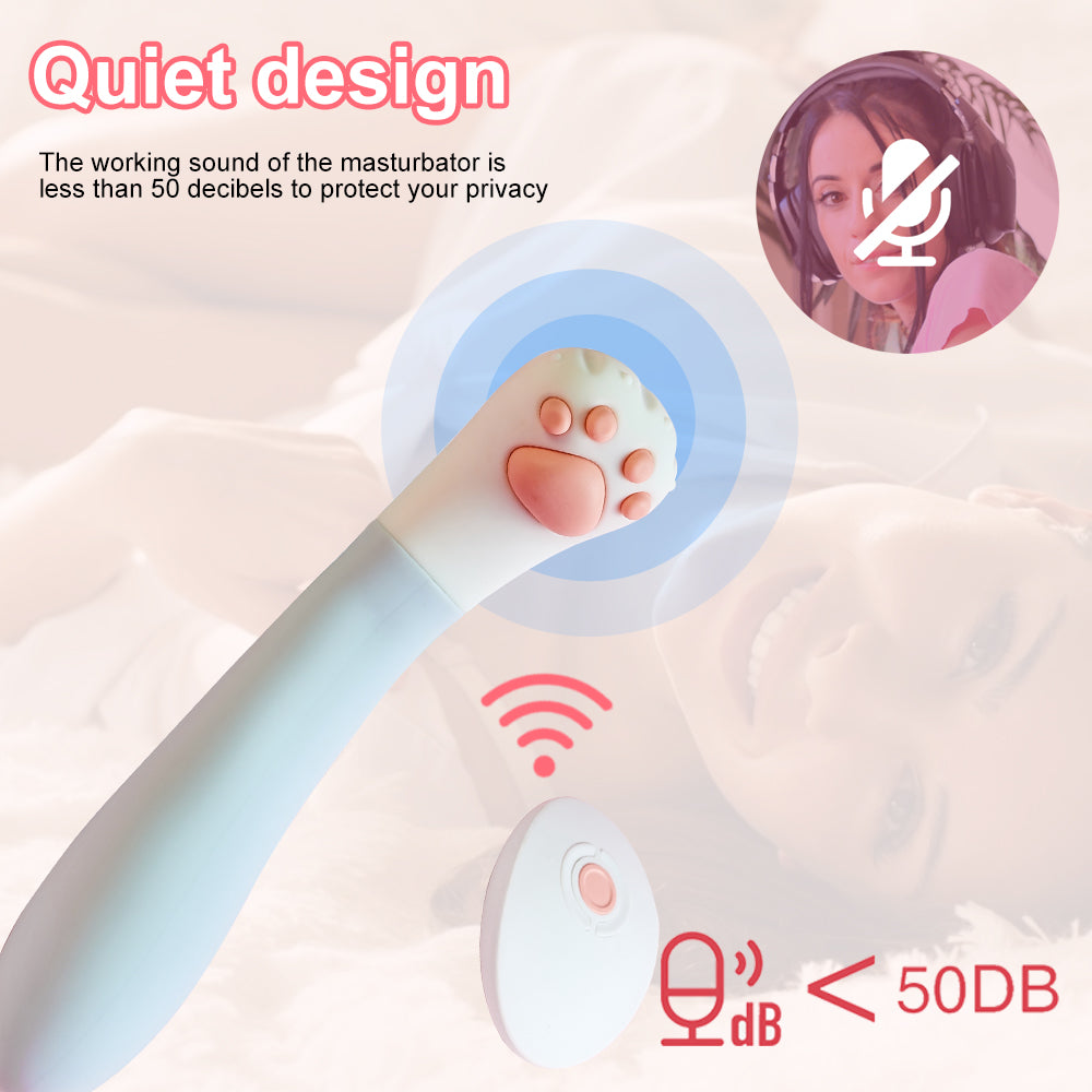 Cute Cat Paw Female G Spot Vibrator