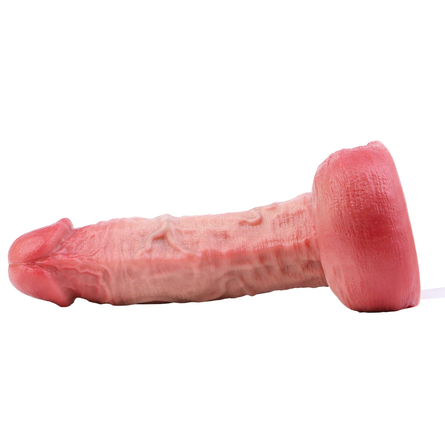 7 Inch Realistic Textured Silicone Ejaculation Dildo