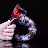 画像をギャラリー ビューアにロード Ejaculation Dragon Demon Horn Silicone Fantasy Dildo