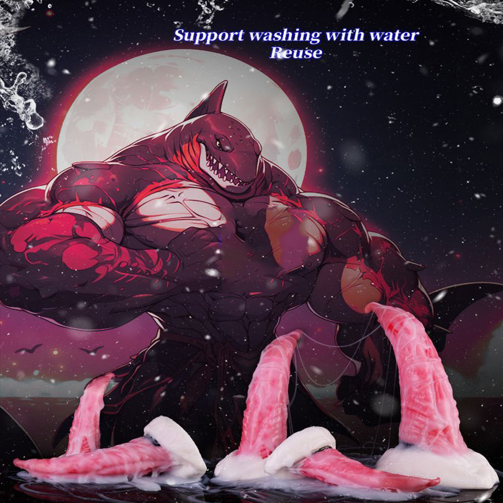 Pink Silicone Dolphin Fantasy Creature Dildo