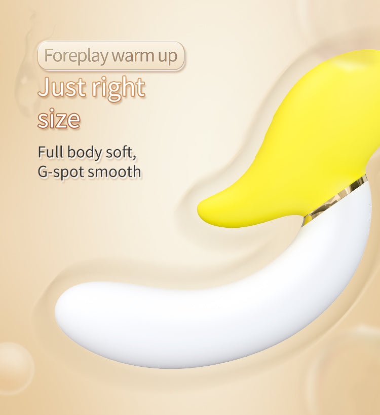 Deformed Bend Banana Sucking G-Spot Vibrator