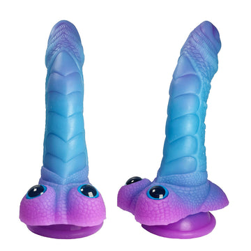 9 Inch Alien Glow In The Dark Dragon Dildo
