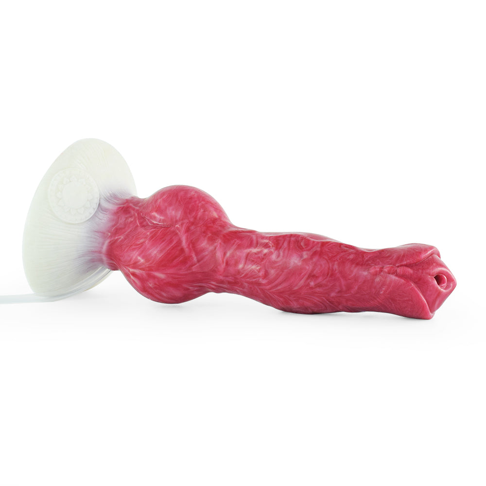Red 8 Inch Fantasy Horse Squirting Dildo