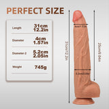 Load image into Gallery viewer, Flexible Long Flesh Realistic Huge Dildo