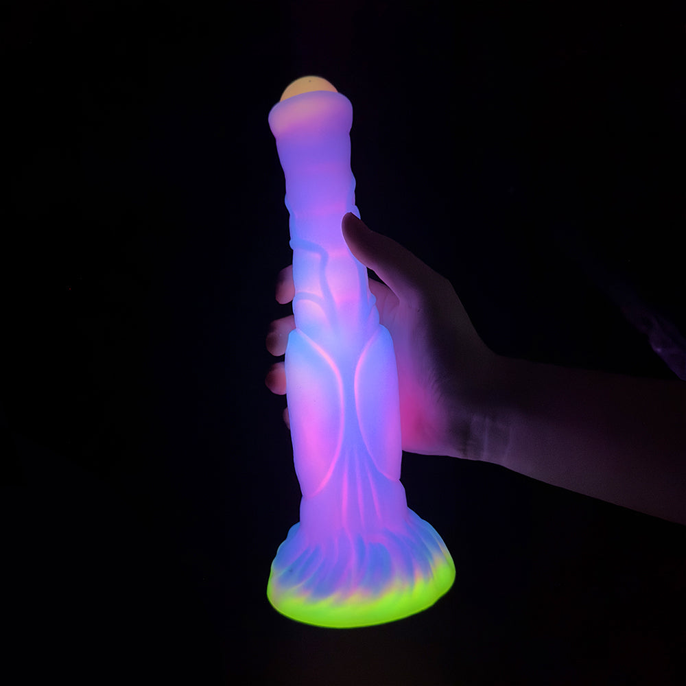 9.4 Inch Fantasy Glowing Horse Dildo