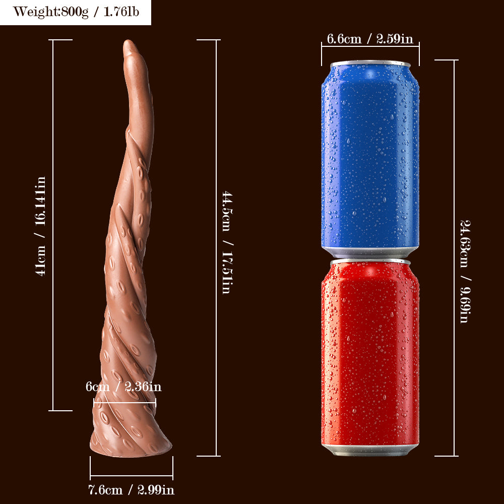 16 Inch Long Tenticle Anal Dildo