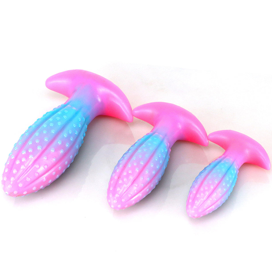 Glow In The Night Prickly Cactus Big Butt Plug—Multiple sizes