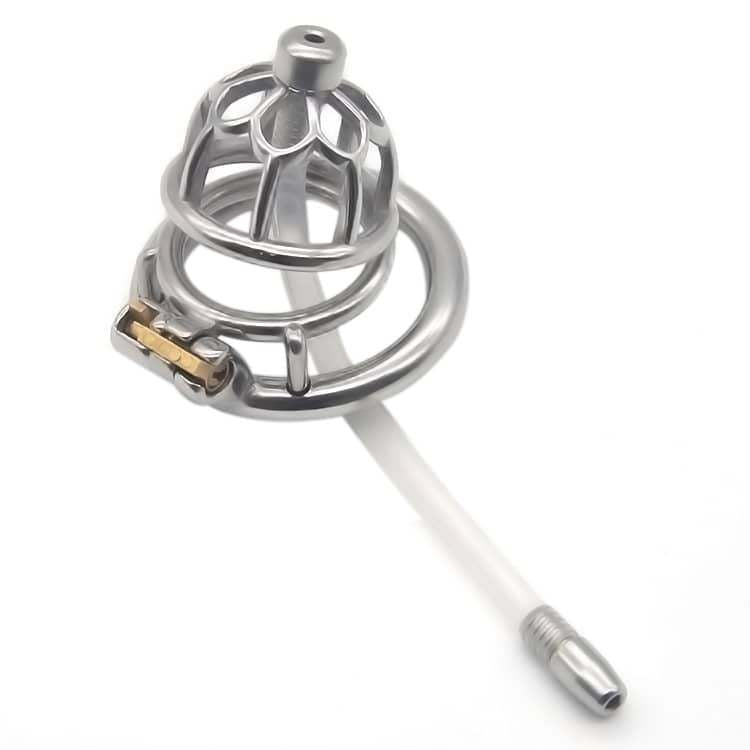Flower Small Metal Chastity Cage