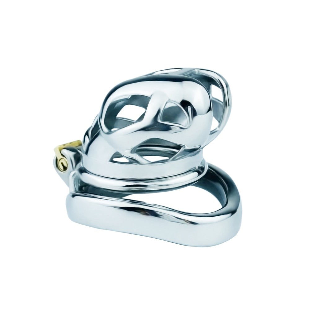 Tiny Stainless Steel Cobra Chastity Cage