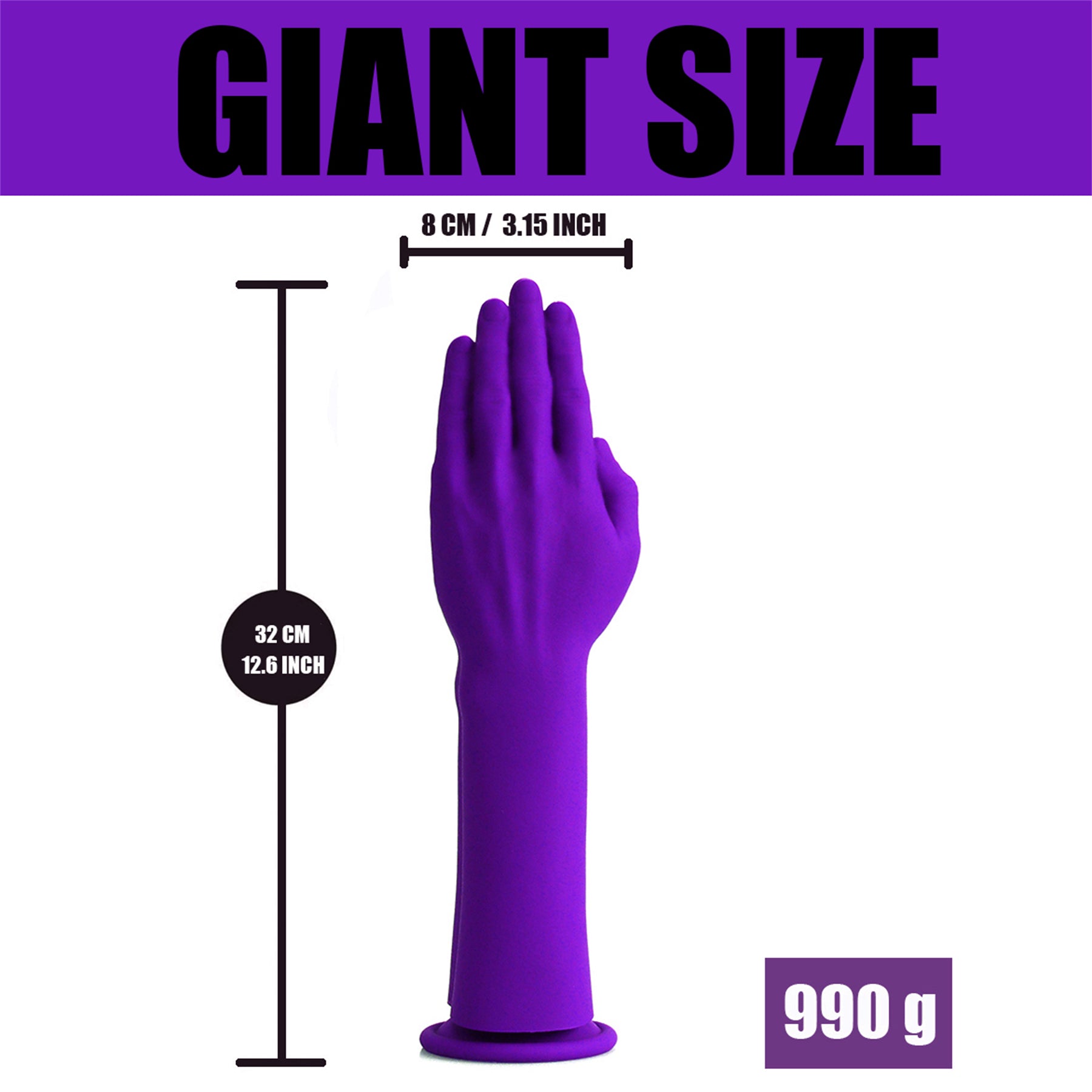 12 Inch Hand Fist Custom Anal Dildo