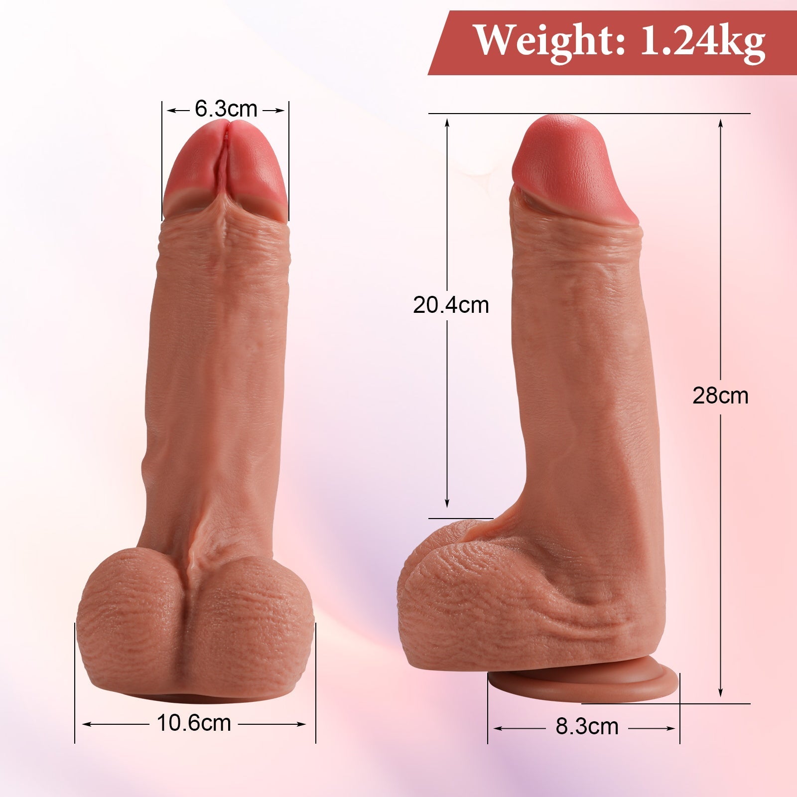 11 Inch Thick Giant Realistic Dildo