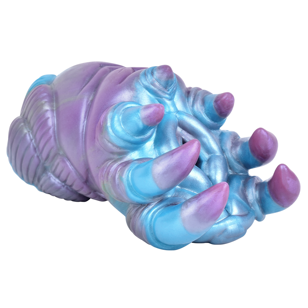 Blue Monster Claw Silicone Pussy Pocket