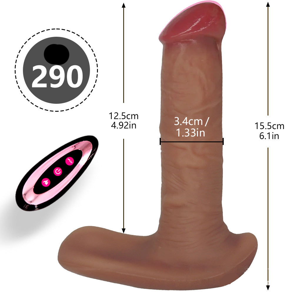 Wearable Remote Quiet Dildo Vibrating Panties