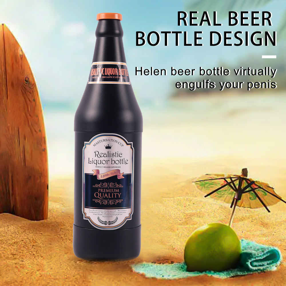 Masturbateur pour hommes avec déguisement de vagin portable à bière