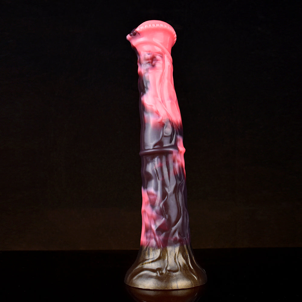 12 Inch Long Flowering Horse Dildo