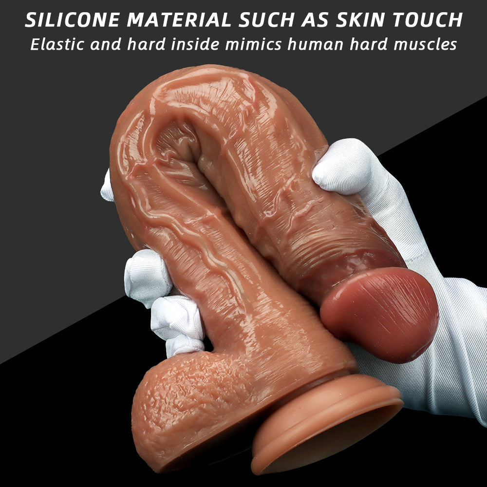 12 Inch Silicone Realistic Texture Big Dildo
