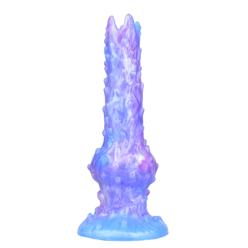Blue Alien Coral Spiked Ovipositor Dildo