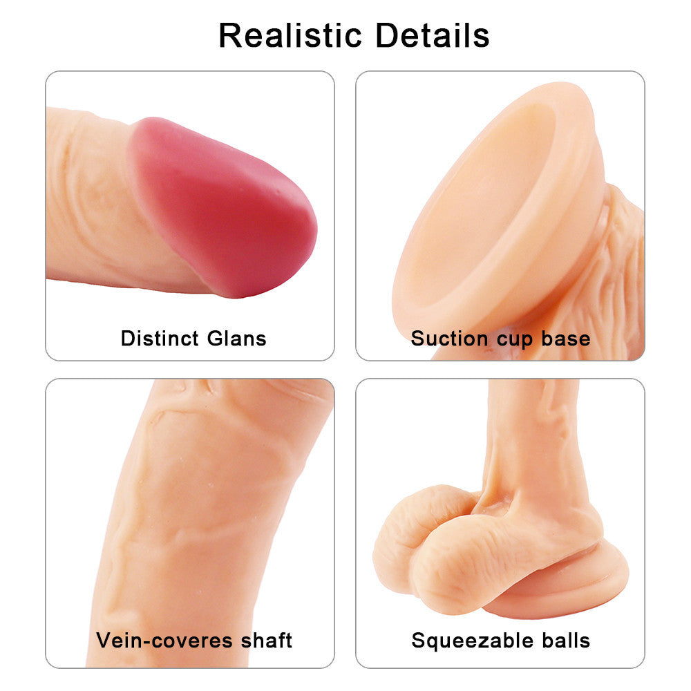 7 Inch Flesh-Colored Small Realistic Dildo