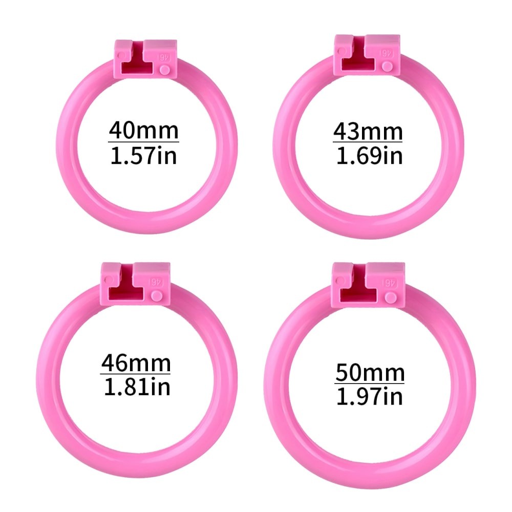 Pink Cute Sissy Chastity Cage