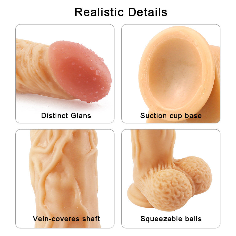15 Inch Flesh Realistic Anal Extra Long Dildo