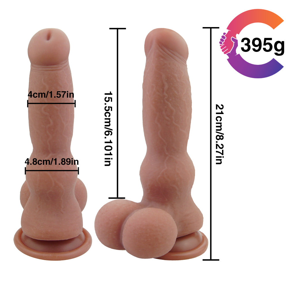 Silicone Simulation Dog Strap On Dildo