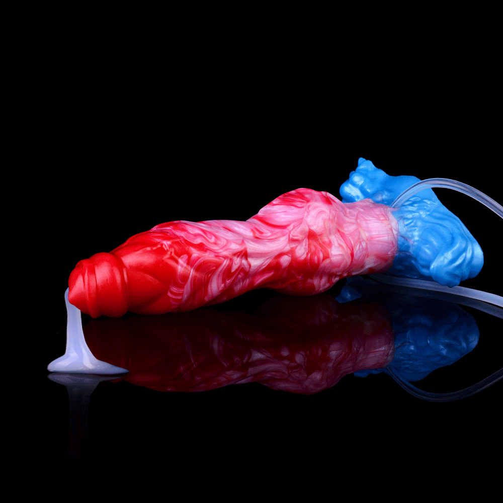 8 Inch Inflatable Knot Dog Squirting Dildo