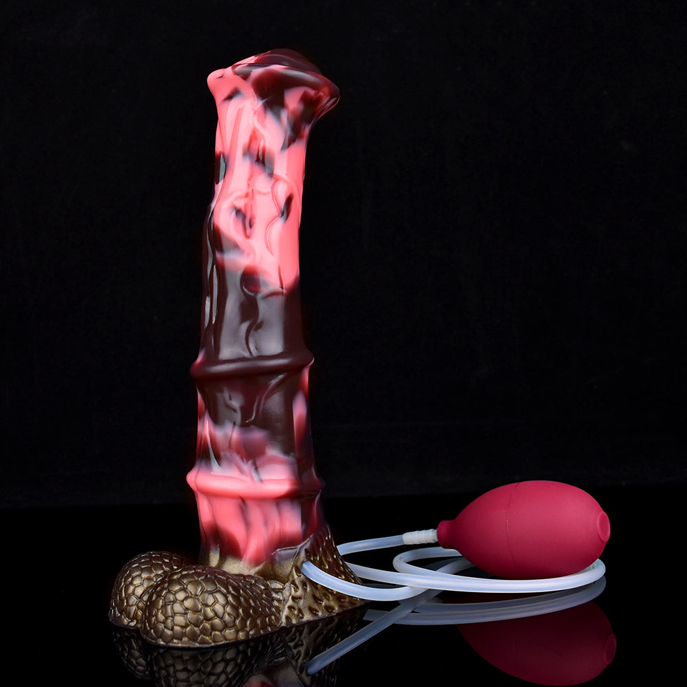 10 Inch Suction Cup Ball Horse Squirting Dildo