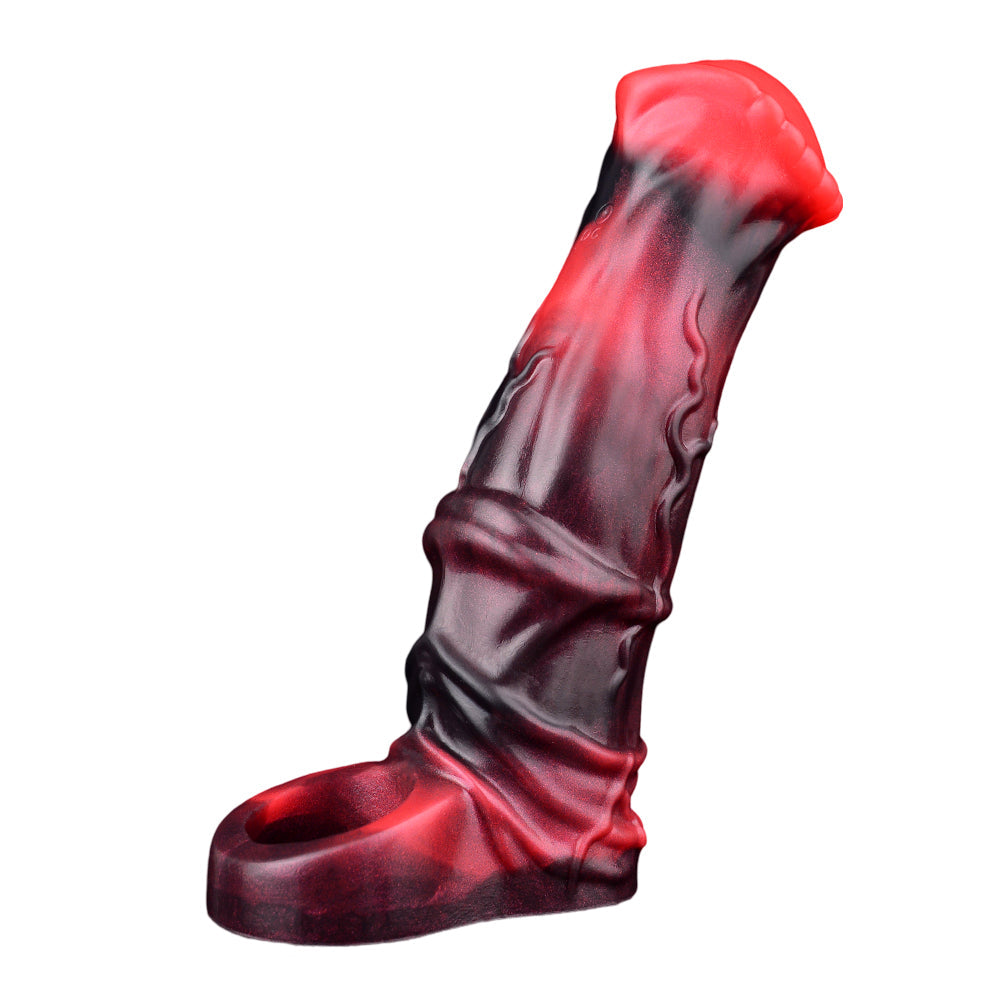 Remote Control Vibrating Horse Cock Sleeve