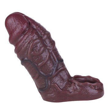 Brown Fat 5 Inch Realistic Penis Sleeve