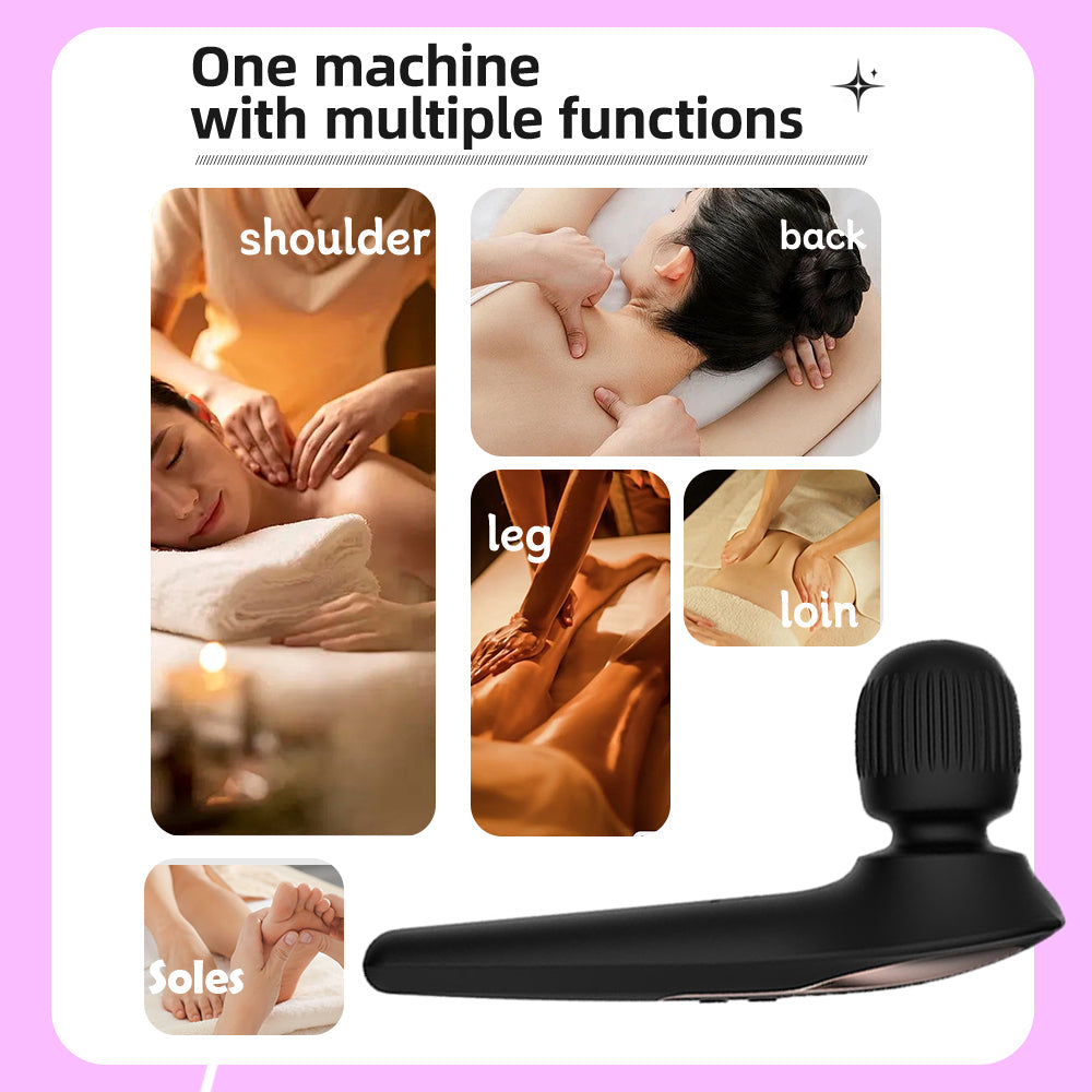 Upgraded Silicone Massage Small Wand Vibrator