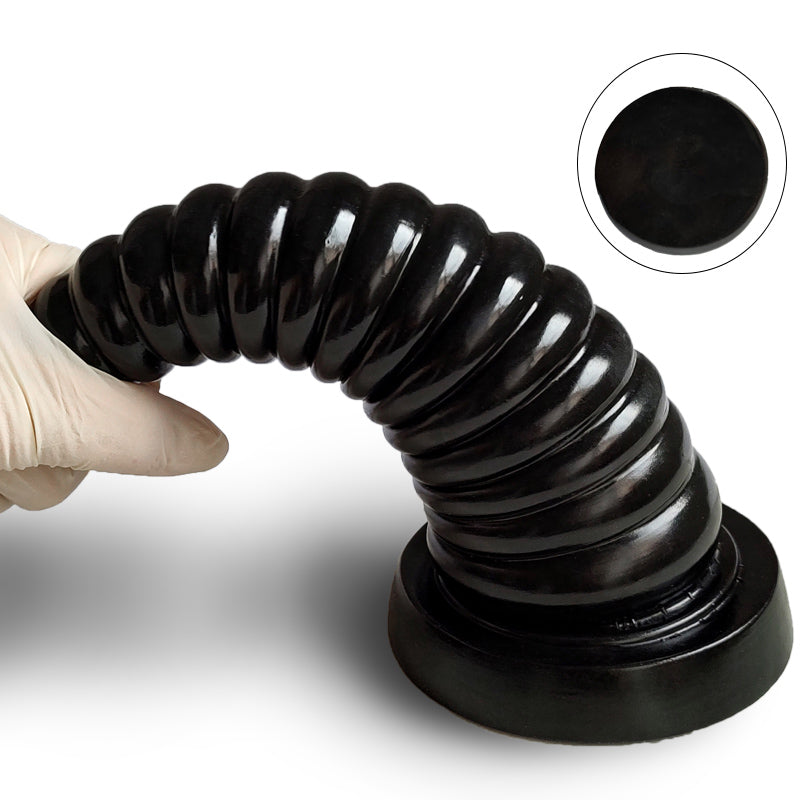 9 Inch Threaded Unicorn Tapered Anal Dildo