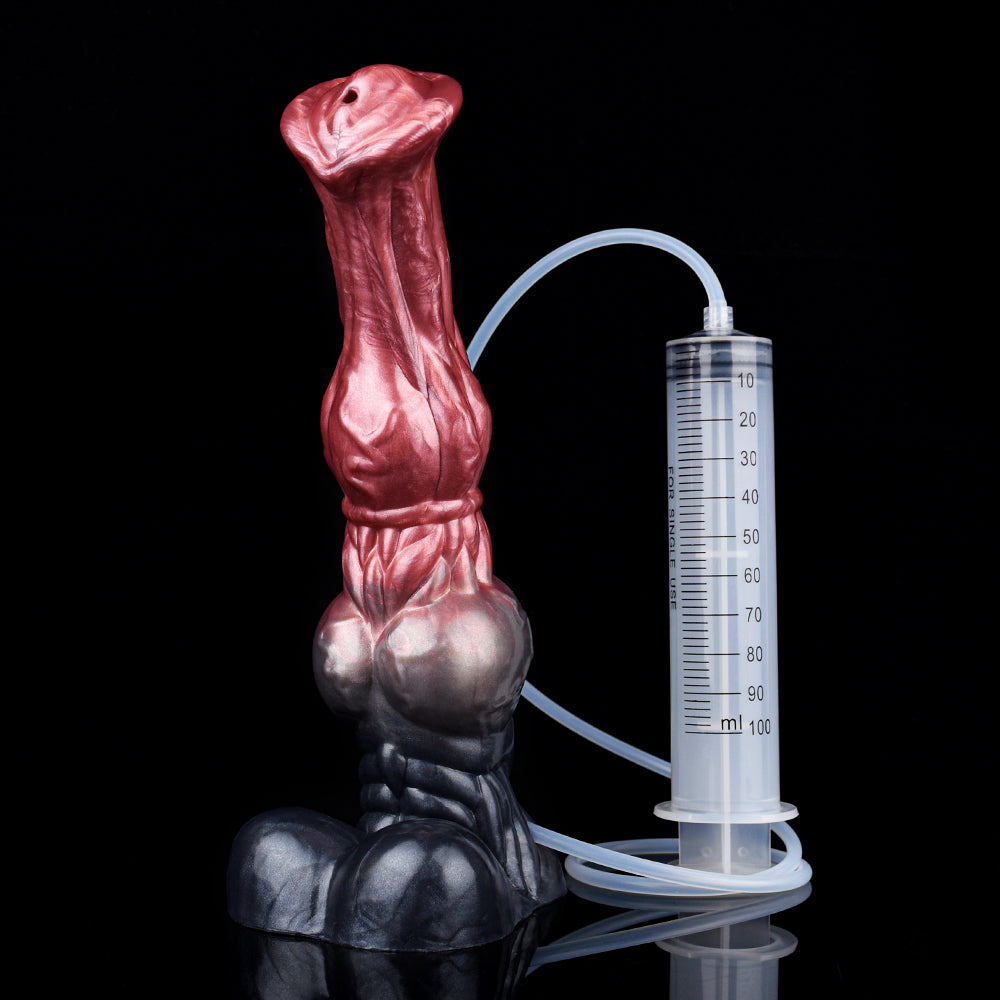 10 Inch Double Knot Horse Squirting Dildo