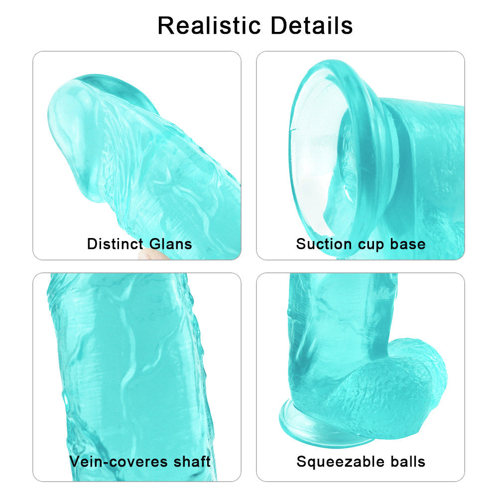 12 Inch Green Big Jelly Dildo