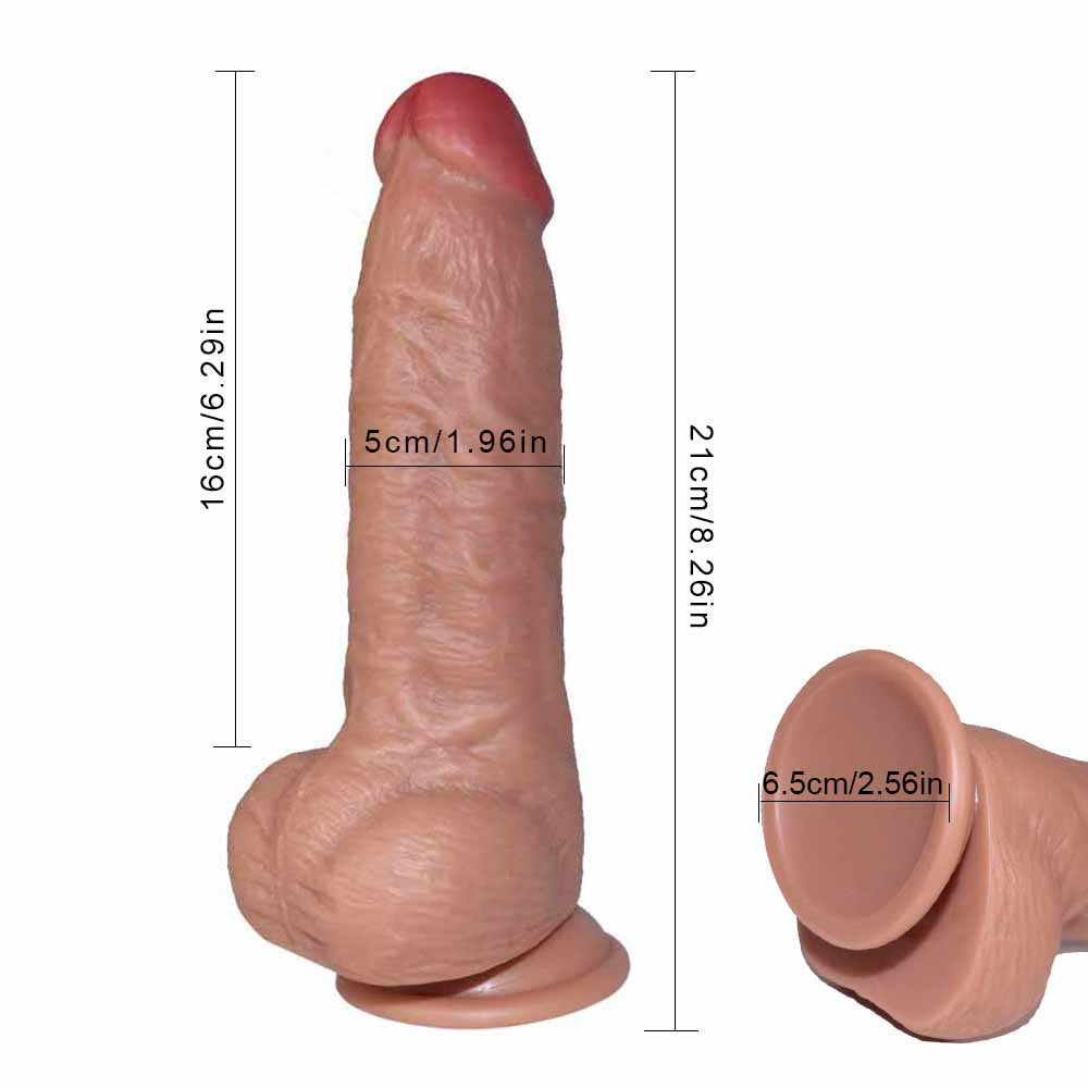 8 Inch Realistic Silicone Thick Big Dildo